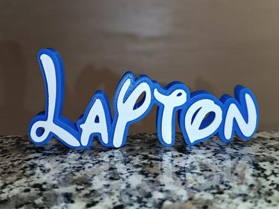 Disney Name Sign Layton Kid Room Wall Decor 3DART
