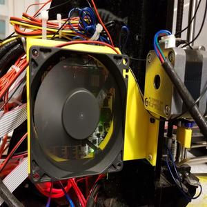 Geeetech Prusa I3 pro B main board fan holder