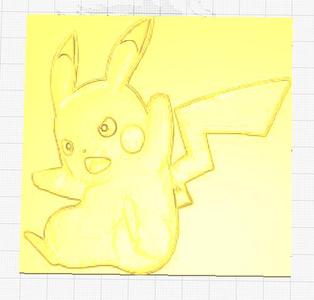 Pikachu Litophane