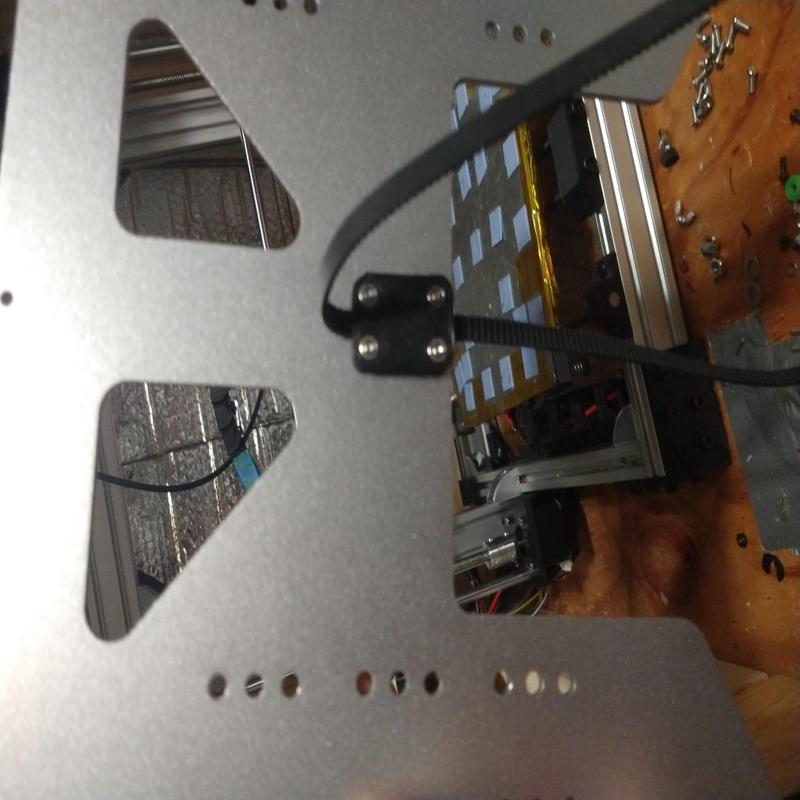 ANET A8 or AM8 Y Belt Holder - M3 Screws for Aftermarket Carriage