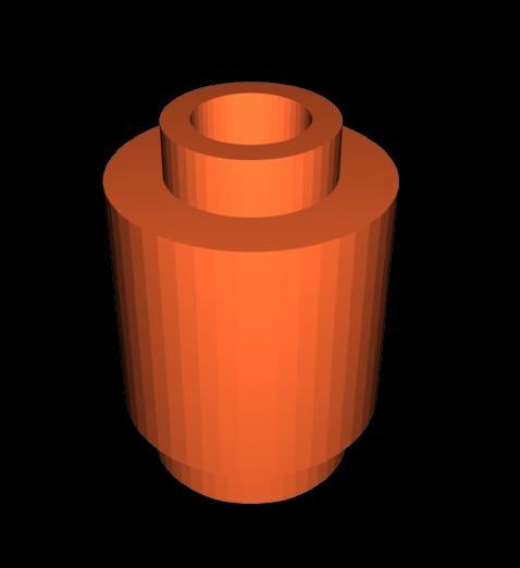 Round LEGO Brick  (Real LEGO)