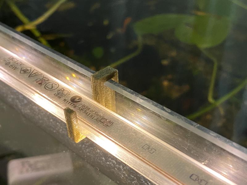 Gancho para regleta de luz de acuario