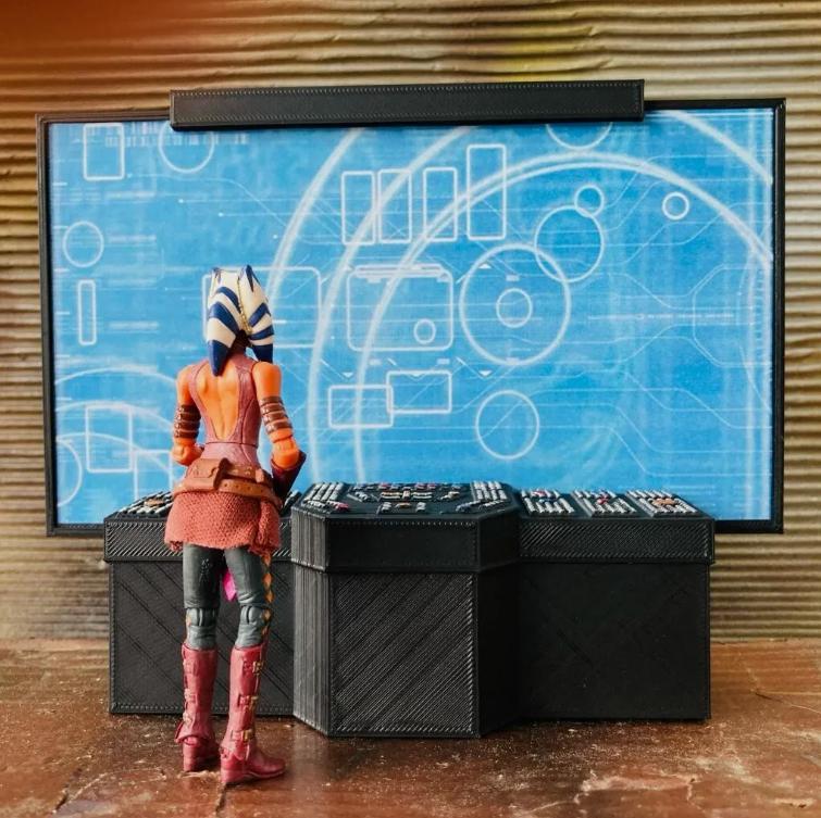 Sci-Fi Tactical Screen / Computer for 3.75in & 6in Figure Diorama