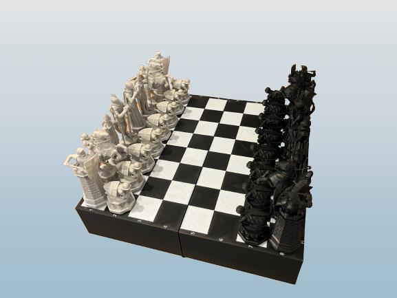 chess box Harry Potter