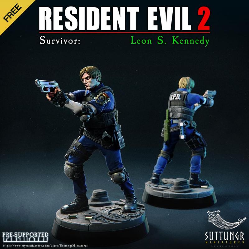 Resident Evil Fan Collectible - Leon S Kennedy RE2