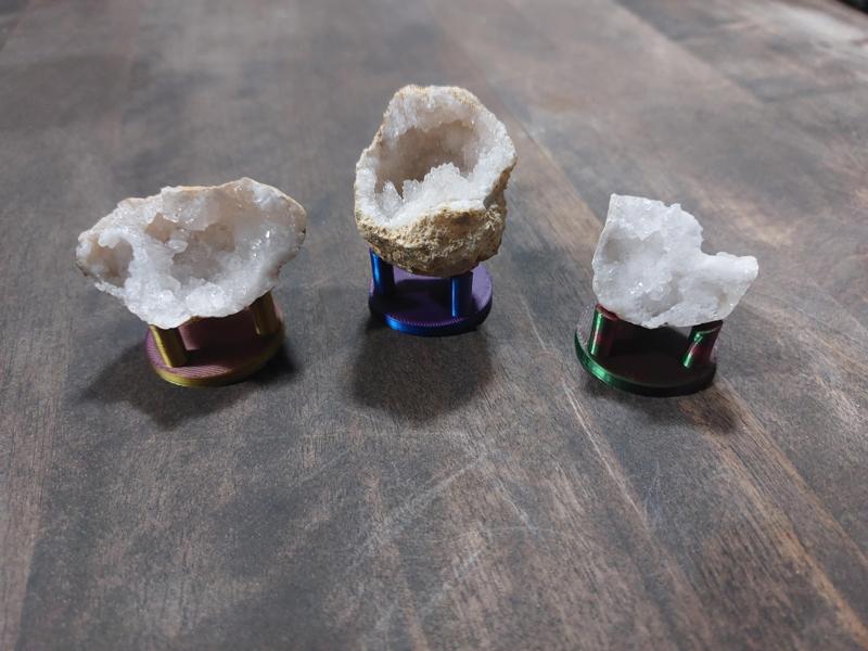 Small Geode Display Stand