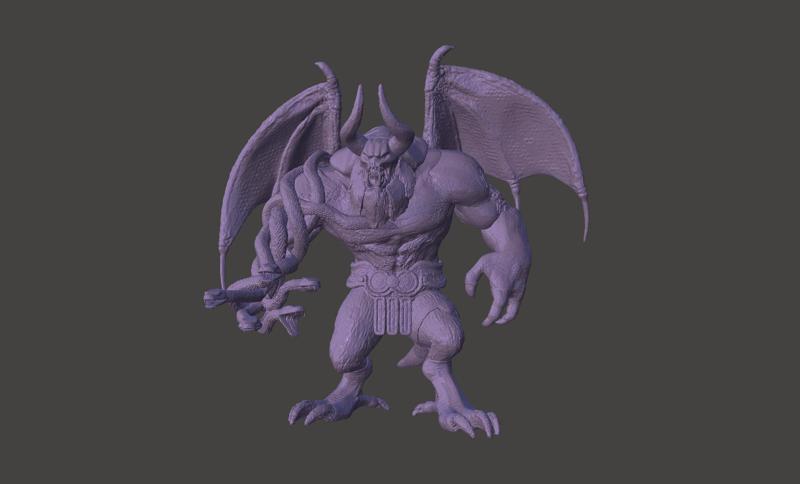 TRUE OGRE TEKKEN TAG TOURNAMENT TTT2 ultra-high detailed STL model for 3D printing