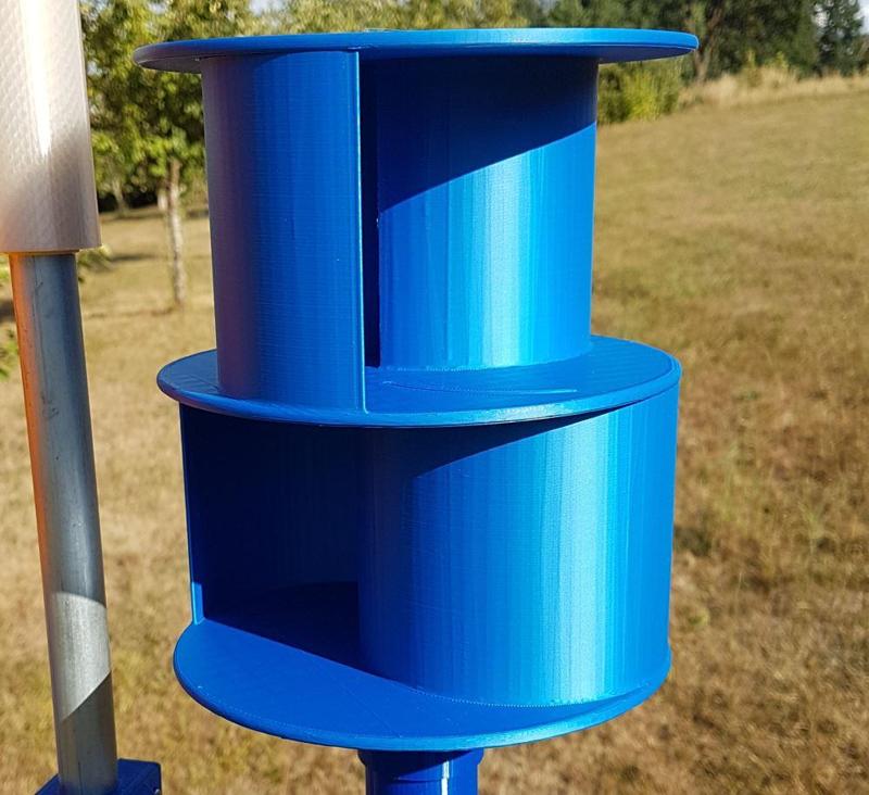 Savonius Vertical Wind Turbine Remix
