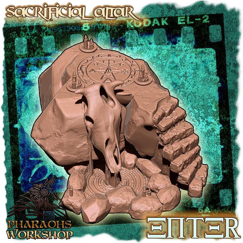 Occult sacrificial altar