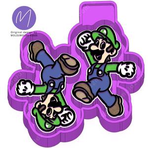 Luigi Vent Clip Freshie STL Mold Housing