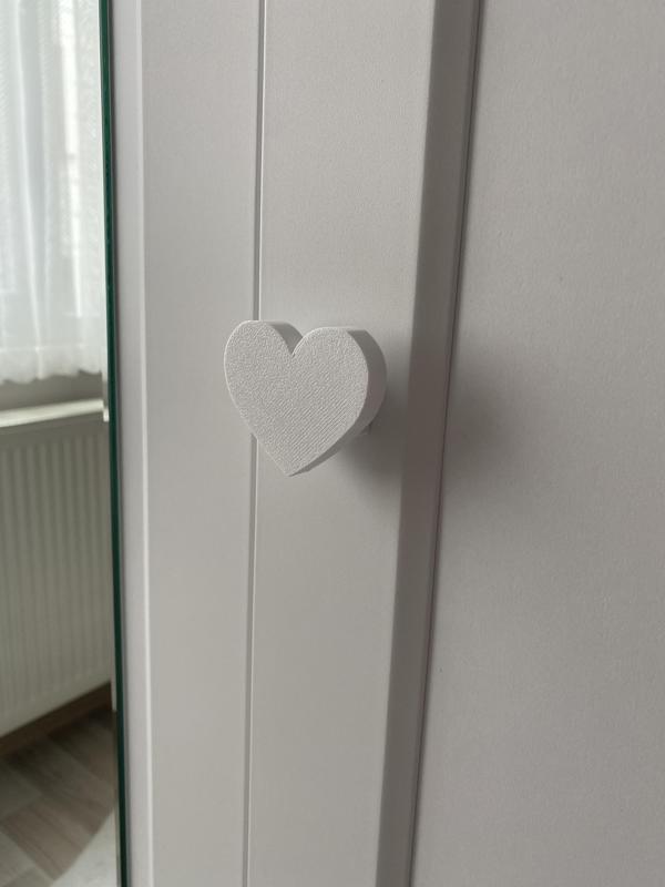 Heart-Shaped Cabinet Handle