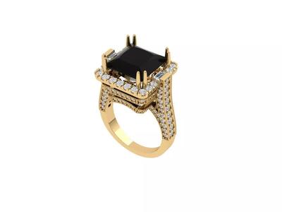 Princess Art Deco Ring