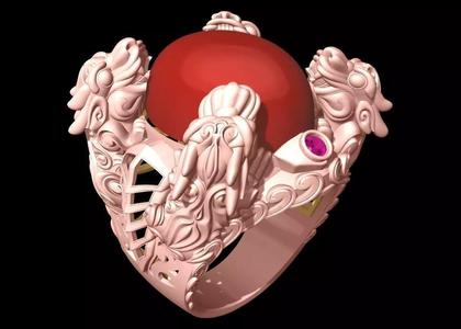 Pixiu Ring - Unicorn Ring - N1436