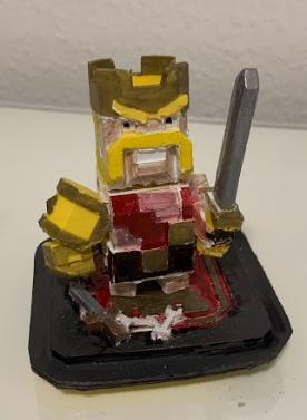 Pixel King from Clash of Clans