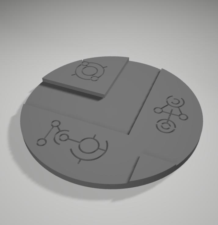 60 MM NECRO TOMB BASE