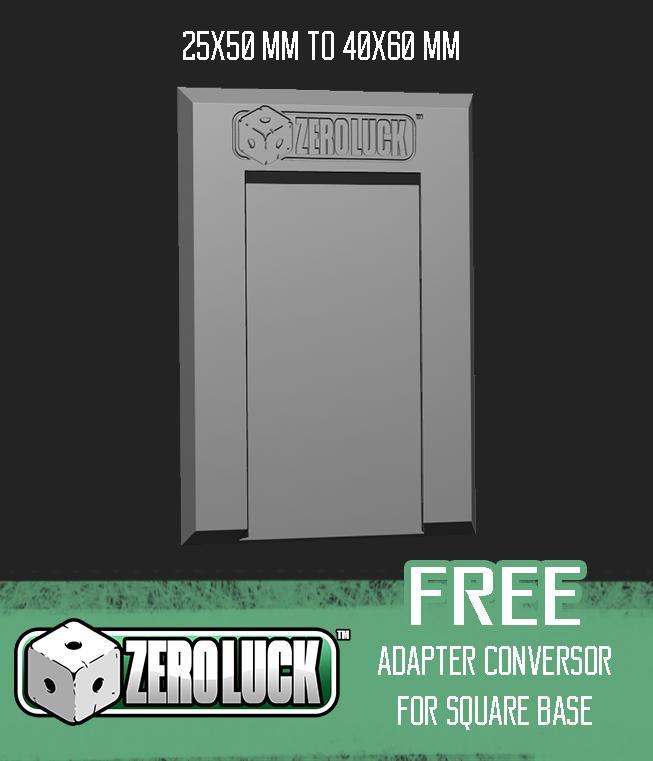 CONVERSION ADAPTER FOR SQUARE BASE - FREE