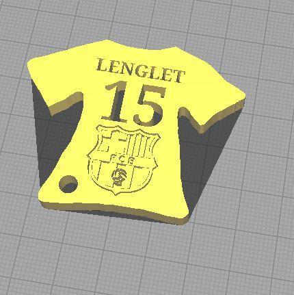 KEYRING BARCELONA - LENGLET - 15 La Liga