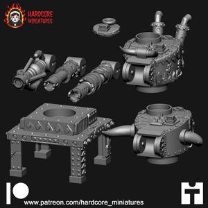 Turrets and Platform for Orc Battlewagon