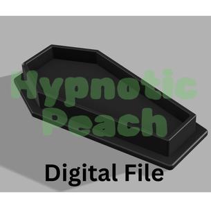 Coffin Tray .STL, Digital file for 3D Printing, Spooky Halloween Tray for Trinkets and Jewelry .STL Files for 3D Printing