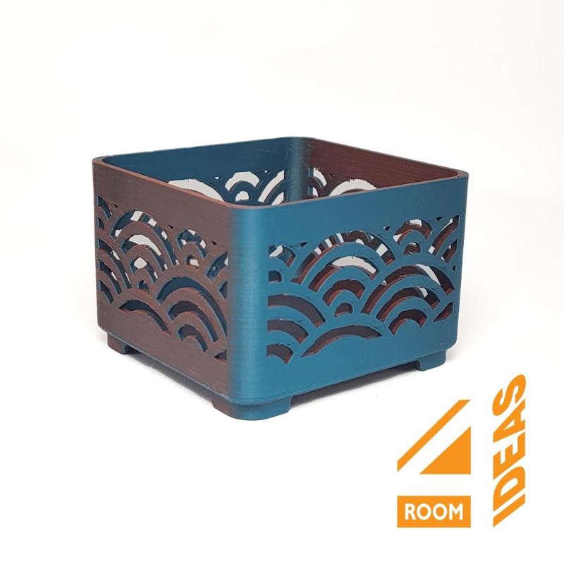 Stacking Tray 3 - Seigaiha