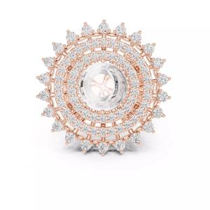 Pota Stone Engagement Wedding Vintage Design Ring 3DM STL Video