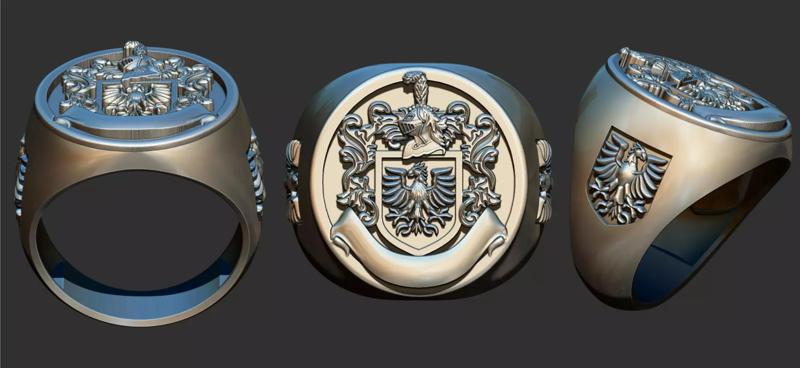 Coat of arms - Eagle Crest Ring