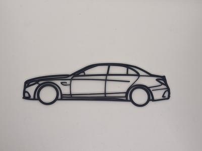 Mercedes C63 AMG wall decor