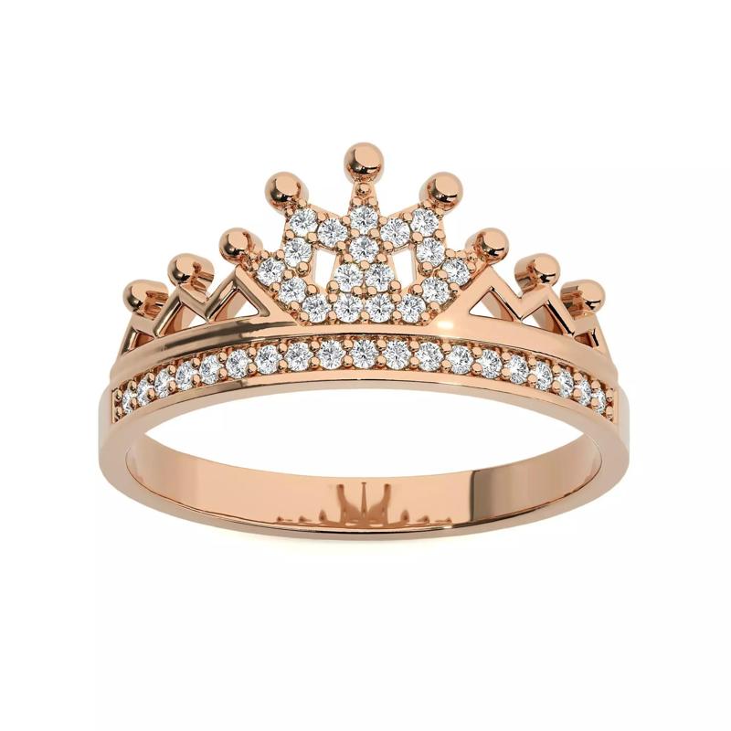 Crown Ring renders 3dm stl details