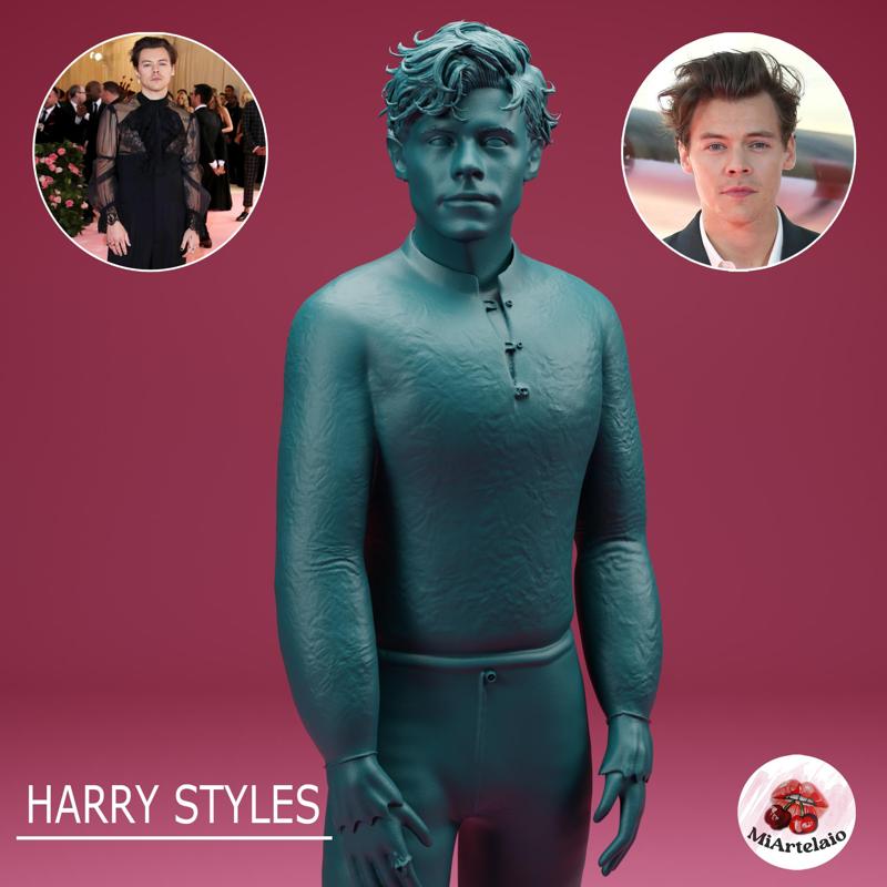Harry Styles 3D Figure - Full Body STL Model for Printing
