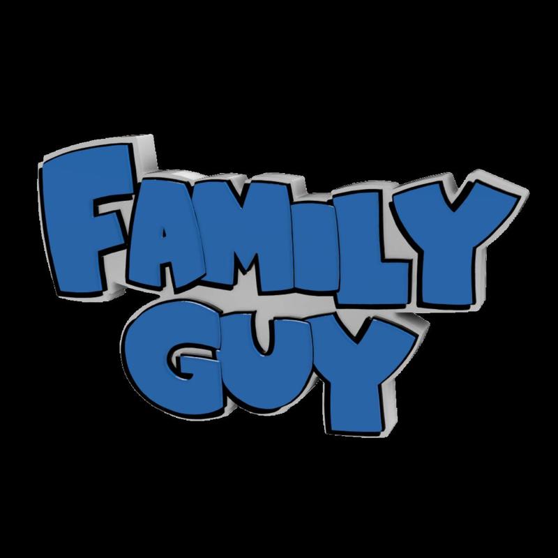 3D MULTICOLOR LOGO/SIGN - Family Guy