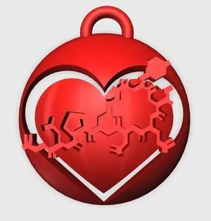 Oxytocin Heart Pendant 2