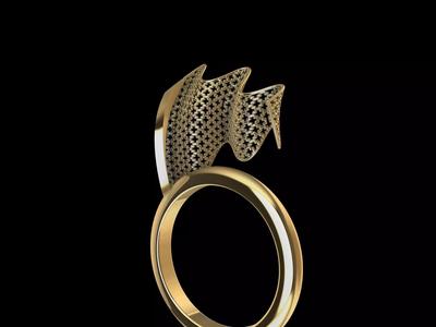 Contemporary Lace Ring