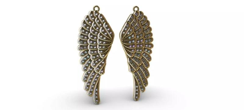 Wings whit Diamonds