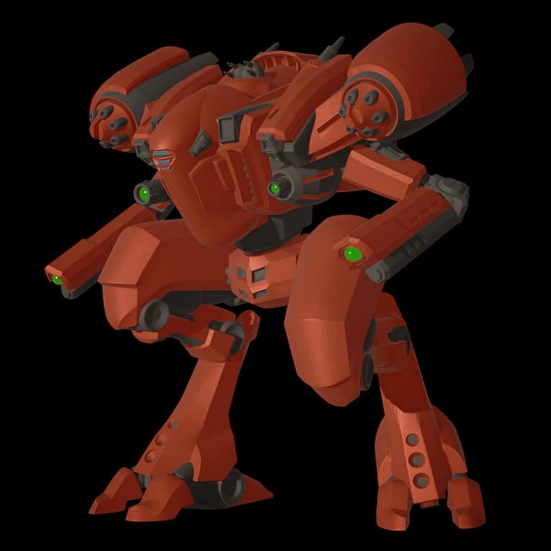 American Mecha Maned Wolf