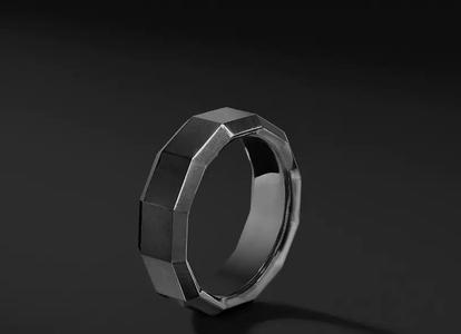 David Yurman Faceted Band Rings in Usa Size