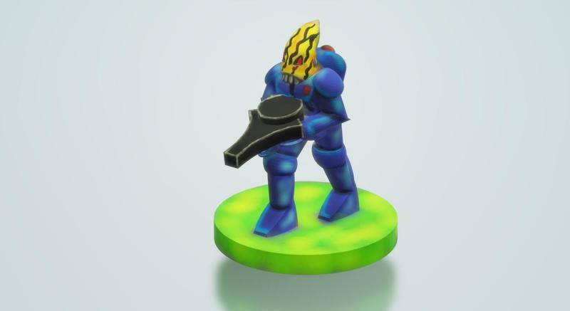 6mm retro space elf raider/guard for epic