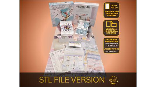 Wyrmspan Board Game Organizer | Insert | Premium Storage Solution - STL file for 3D Printing