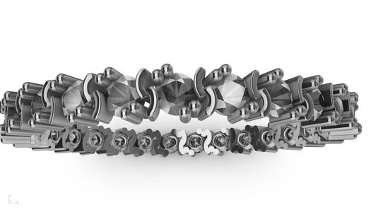 eternity ring criss cross prongs stl verified