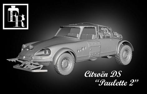 Bitumen/Gaslands Citroën DS 23 "Paulette" post-apocalyptic