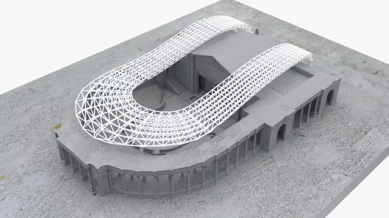 Removable light steel cover