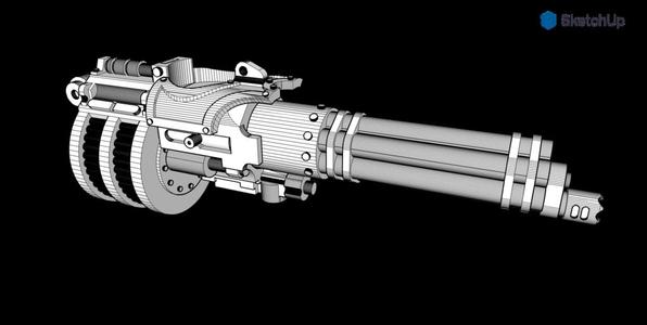Alternative gatling blaster