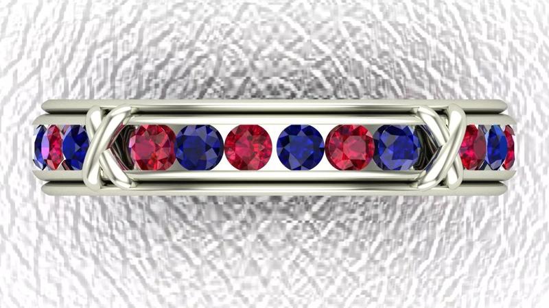 Eternity Band Ring 3D Model 3D Print Model