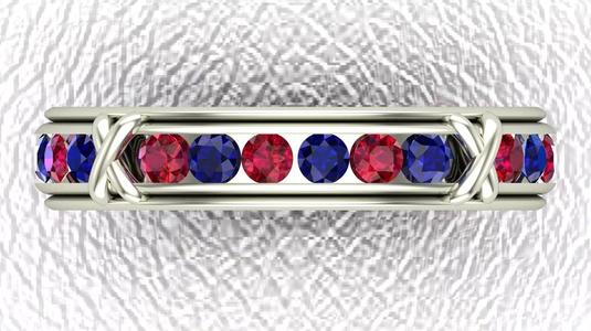 Eternity Band Ring 3D Model 3D Print Model