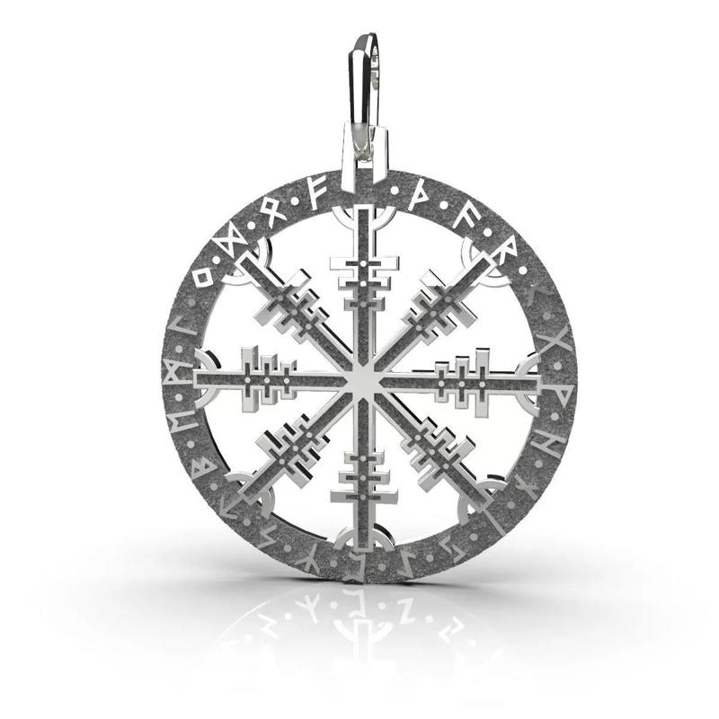 Runic circle pendant