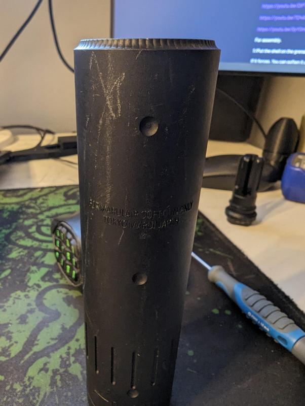 Brighter C to AAC TM suppressor adapter