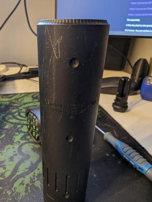 Brighter C to AAC TM suppressor adapter