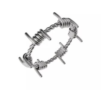 Ladies Barbed Wire Ring