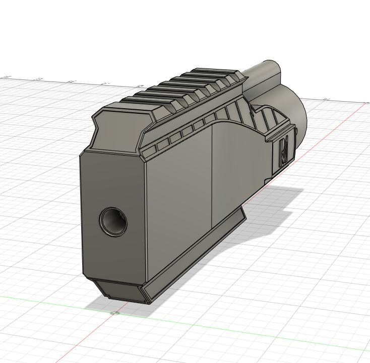 Krytac LVOA integrated suppressor
