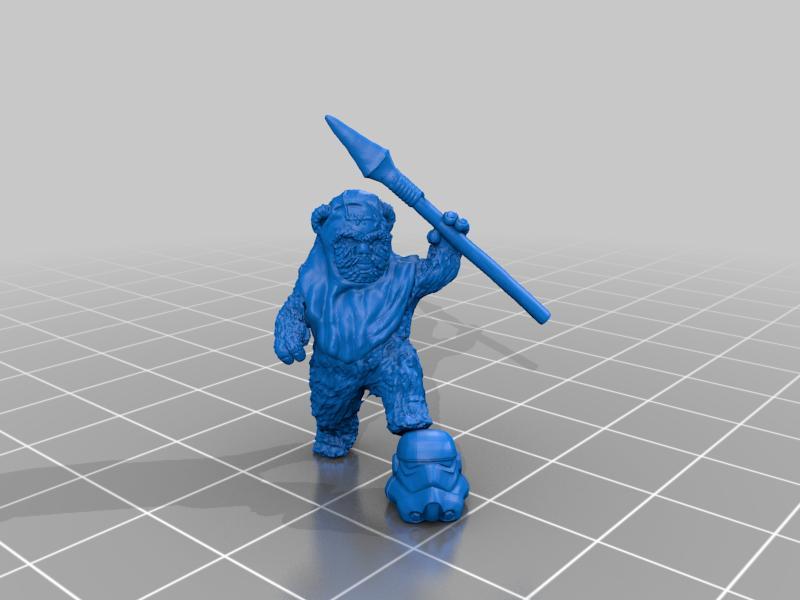 Wicket Warrick (star wars legion scale)