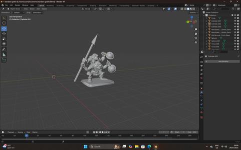 HQ. Goblins with spear and bombs.